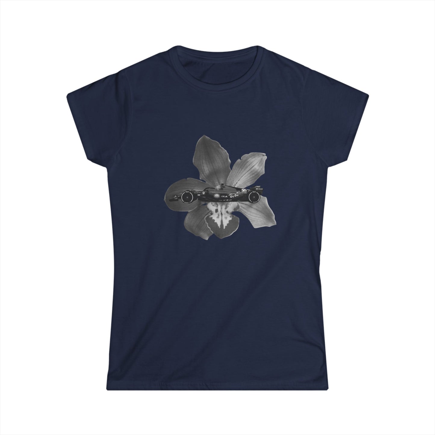 Floral Sports Car Women's graphic tee