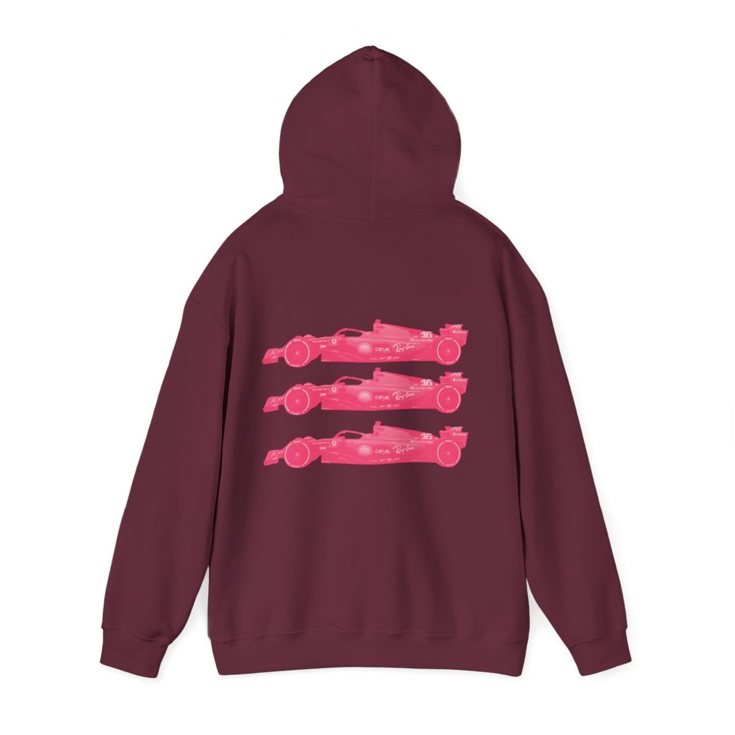 Pink formula 1 Car Hoodie