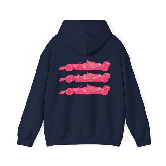 Pink formula 1 Car Hoodie