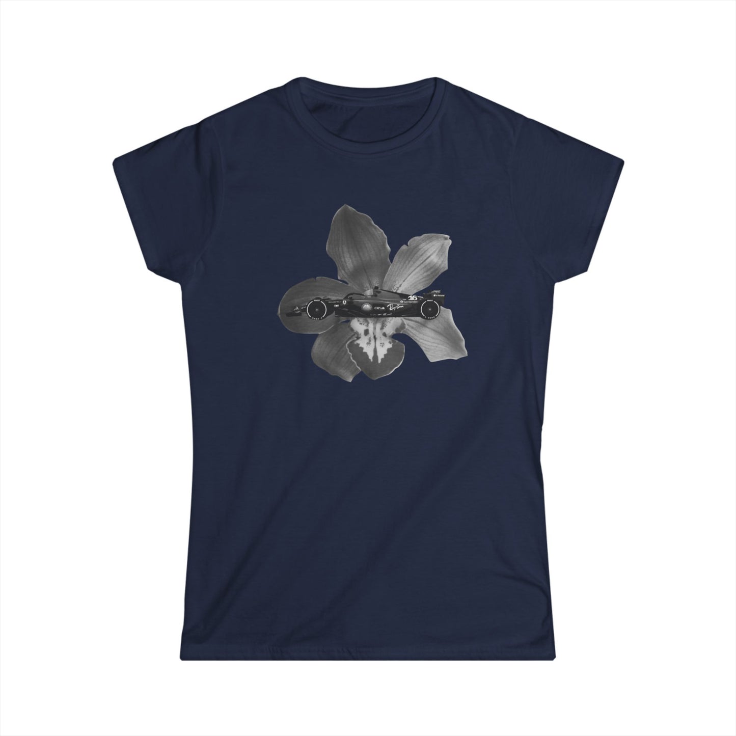 Floral Sports Car Women's graphic tee