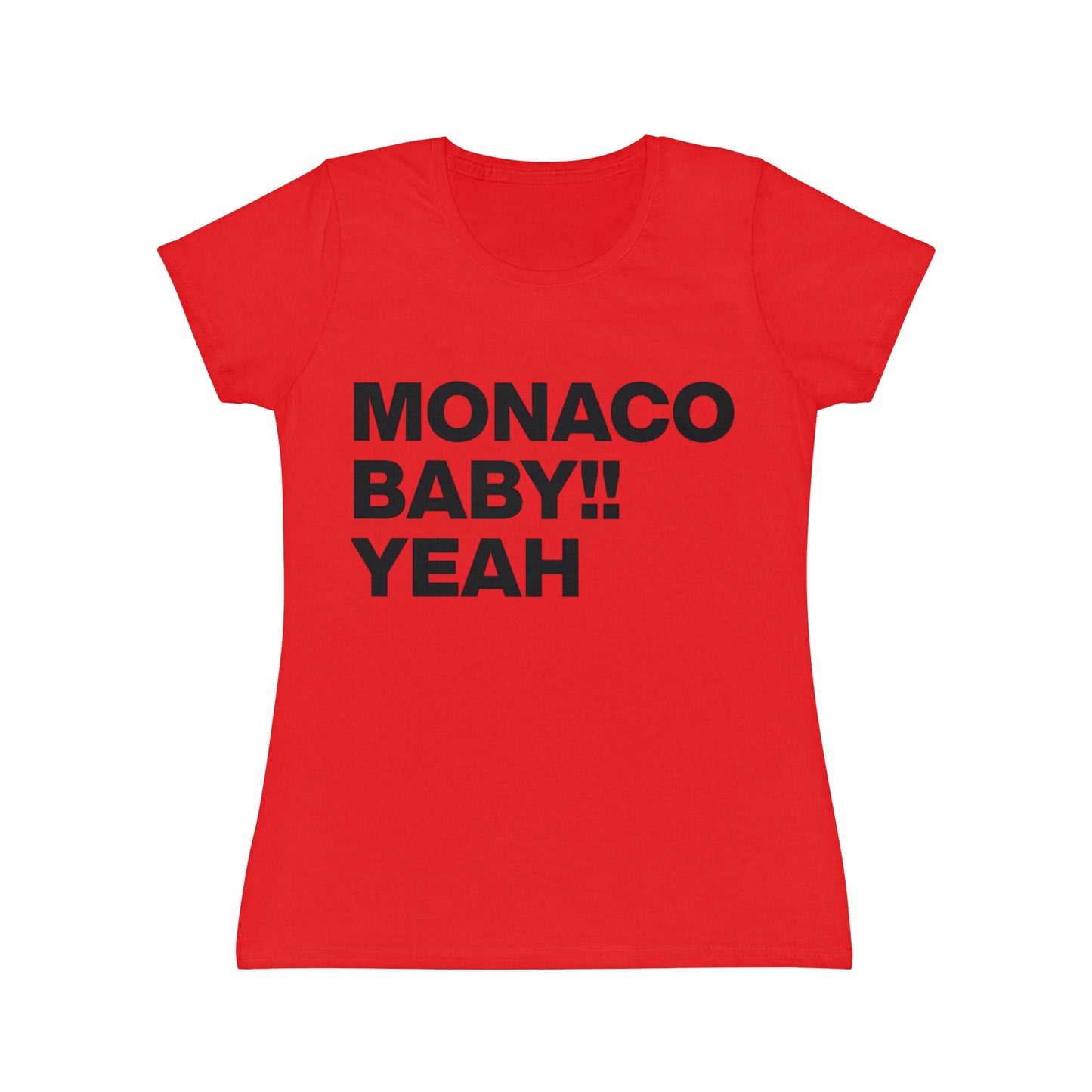 " Monaco blue / red swag tee "