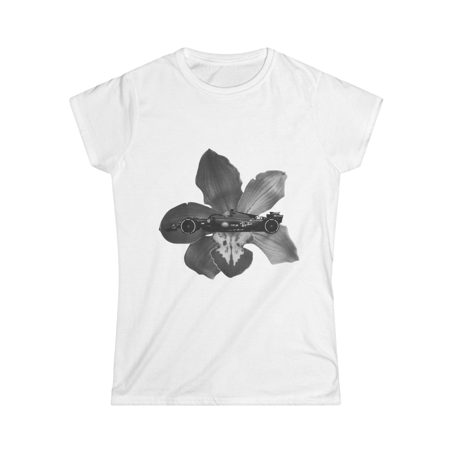 Floral Sports Car Women's graphic tee