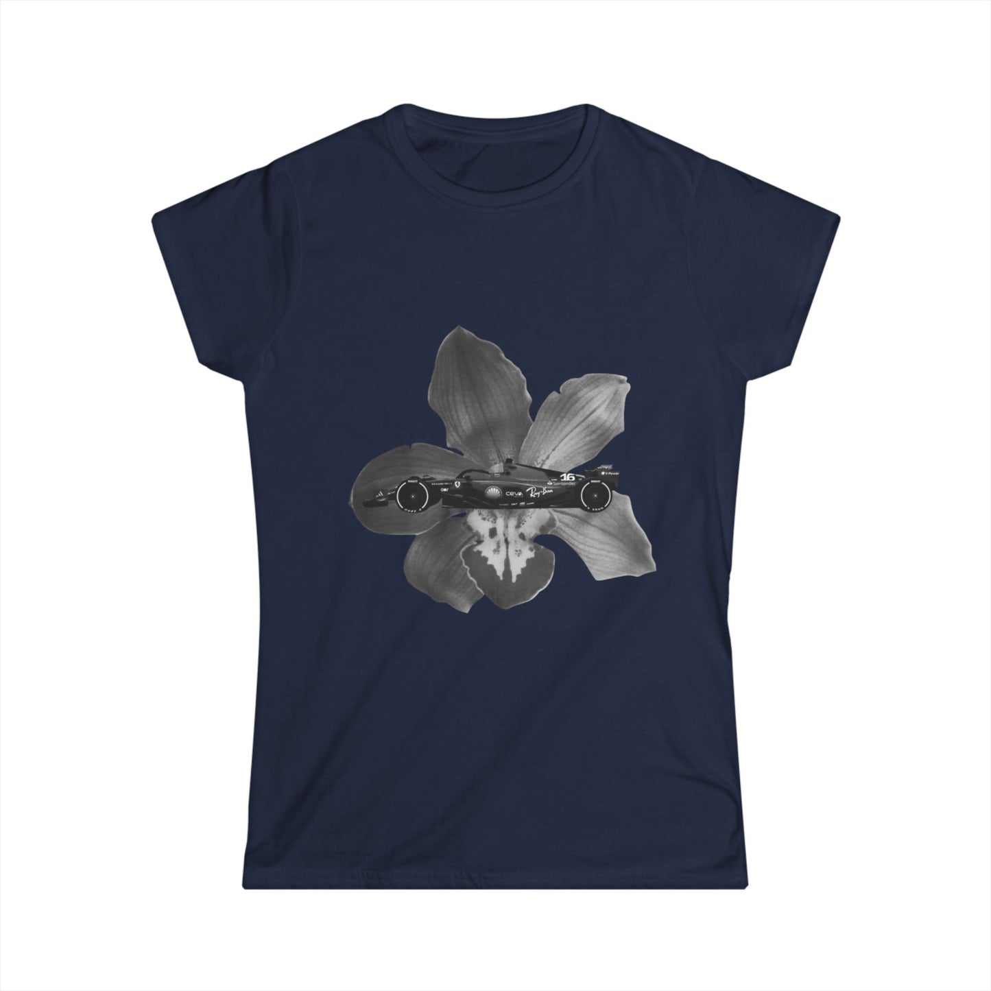 Floral Sports Car Women's graphic tee