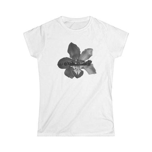Floral Sports Car Women's graphic tee