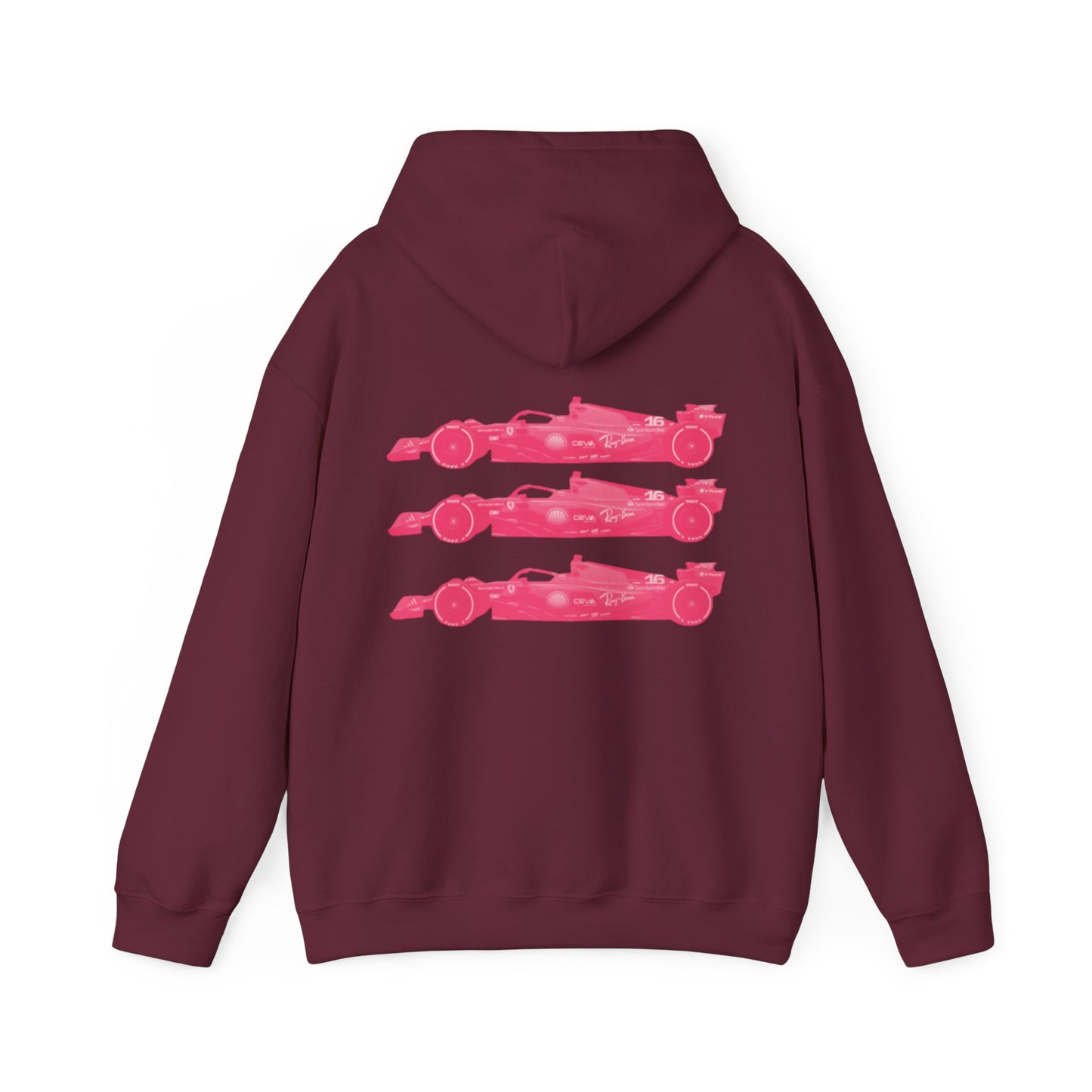 Pink formula 1 Car Hoodie