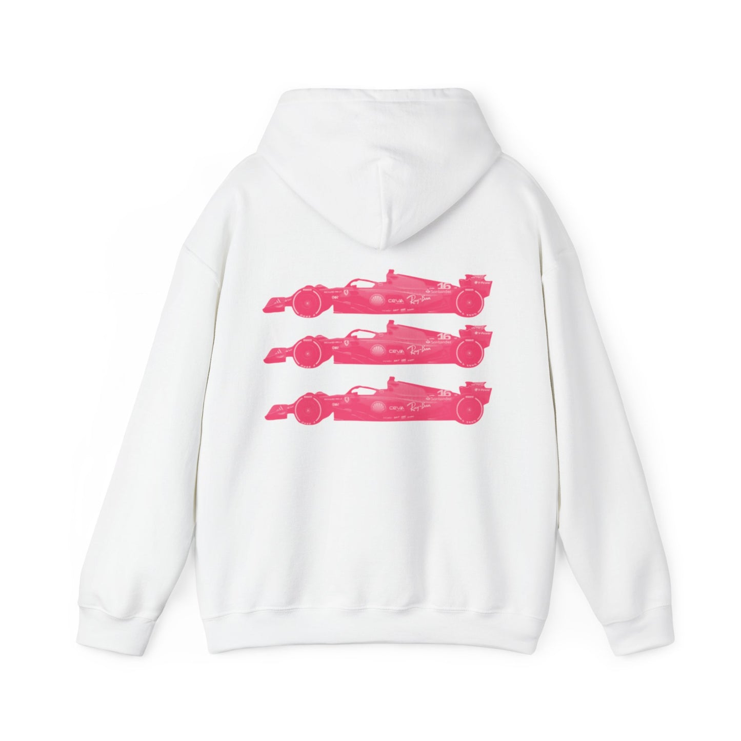Pink formula 1 Car Hoodie