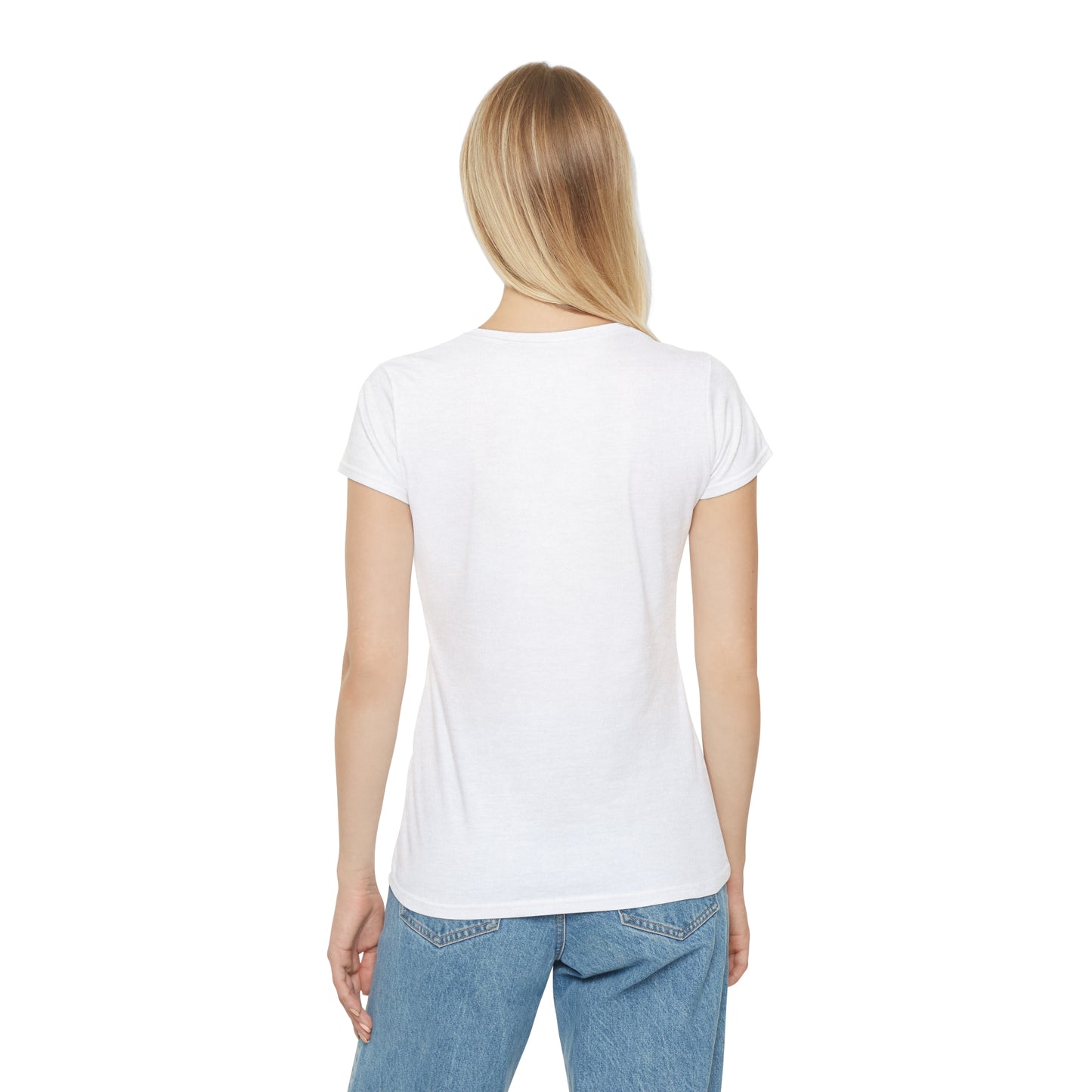 " Monaco blue / red swag tee "