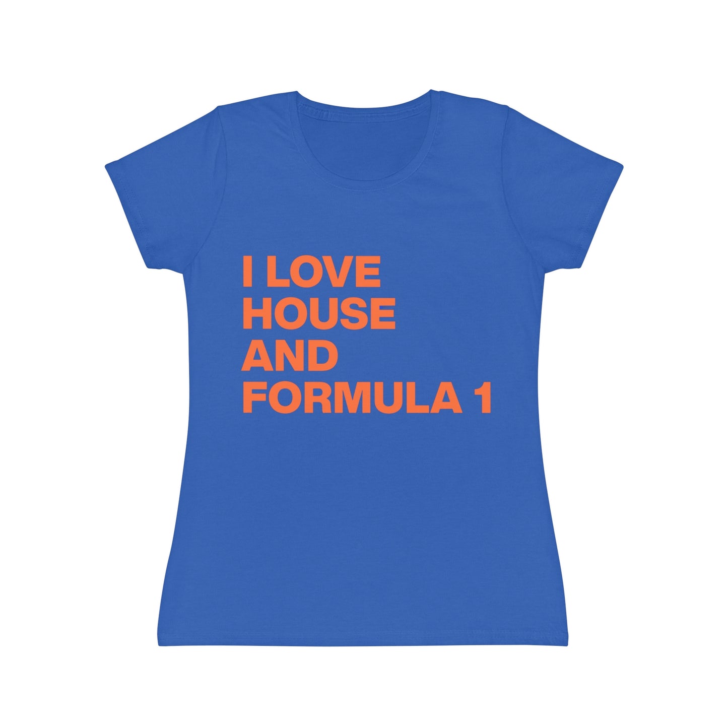 " Electric blue and orange swag tee "